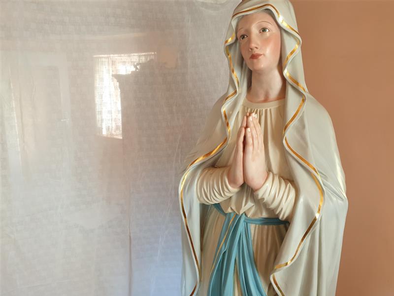 restaurierte Madonnenfigur