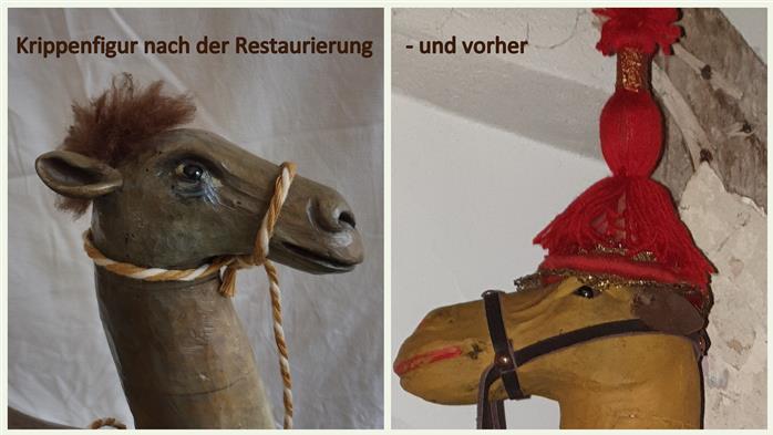 Krippenrestaurierung nähert sich der Vollendung